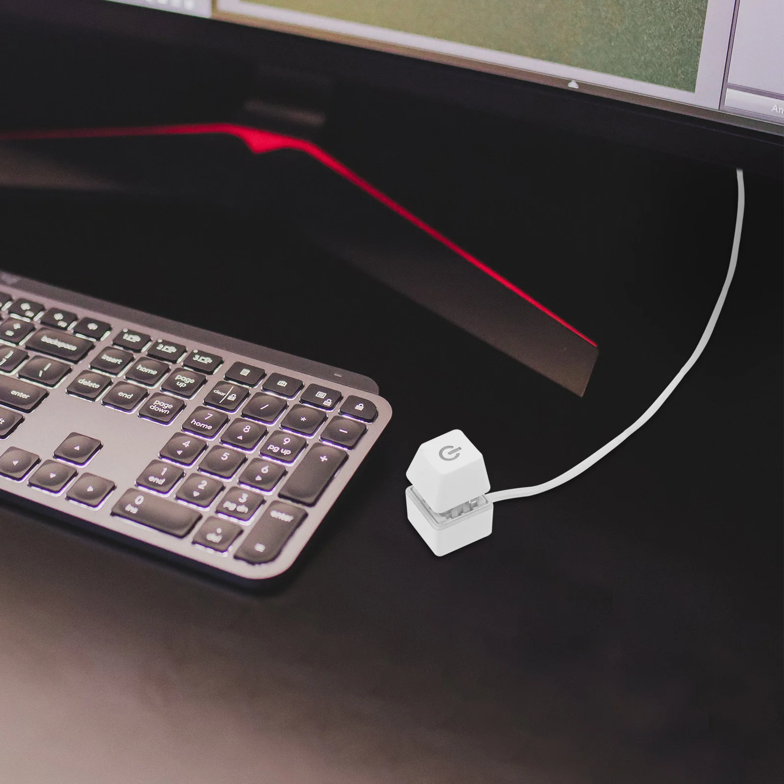 

Pc Power Button External Remote Adapter Cable 165cm Extension Long Computer Power Supply Control on Off Switch