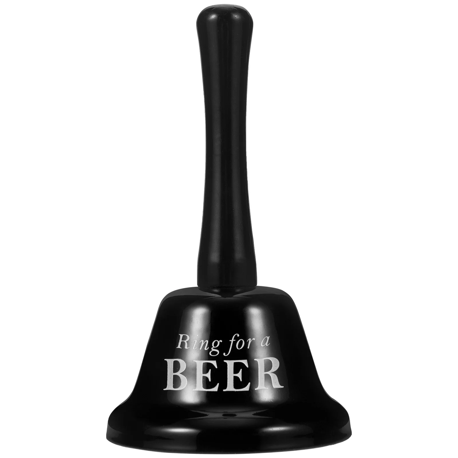 

Alphabet Handheld Bell Metal Beer Bells Ringing Bride Valentine's Day Prop Atmosphere Black