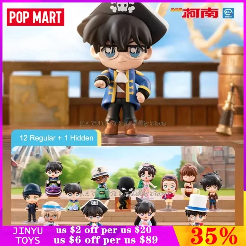 

POP MART Detective Conan Carnival Series Blind Box Kawaii Anime Figure Model Fashion Mystery Box Toys Home Decor Desktop Dolls