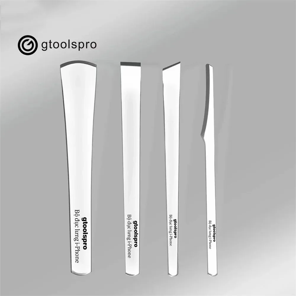 4Pcs Gtoolspro Glue Cleaning Blade Phone Motherboard Frame Glue Remover Repair CPU IC Chip Glue Cleaning Removal Tools