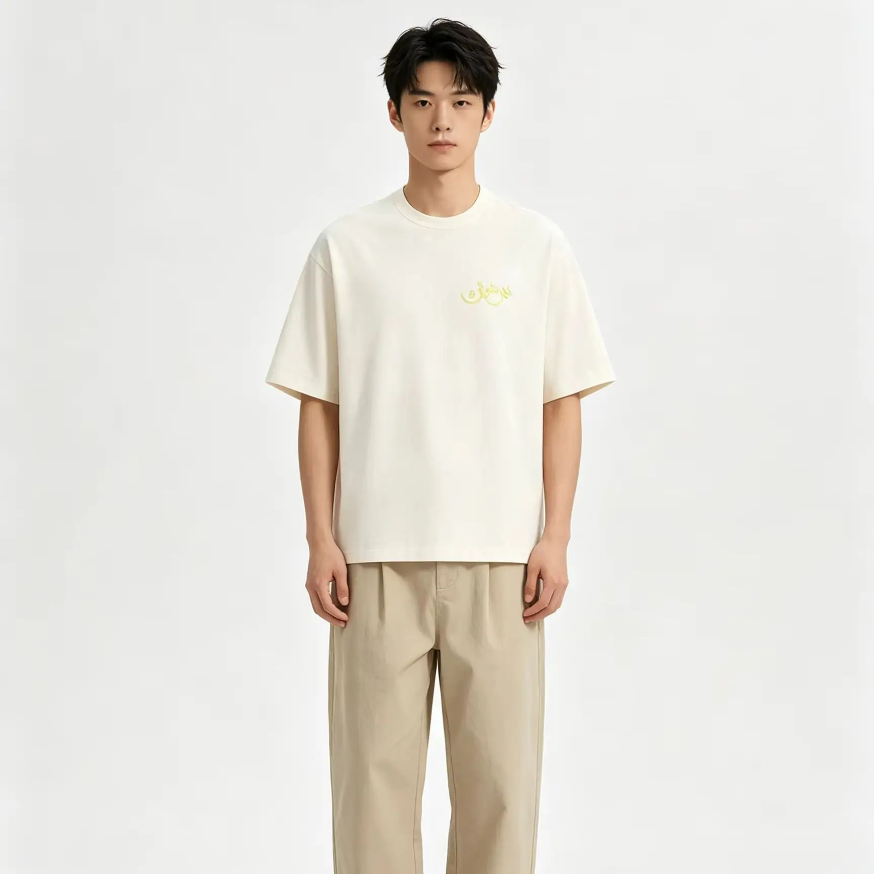 Vintage Exotic Building Line Graphic Print T Shirt Unisex Oversized Loose Casual Short Sleeve Streetwear Tee