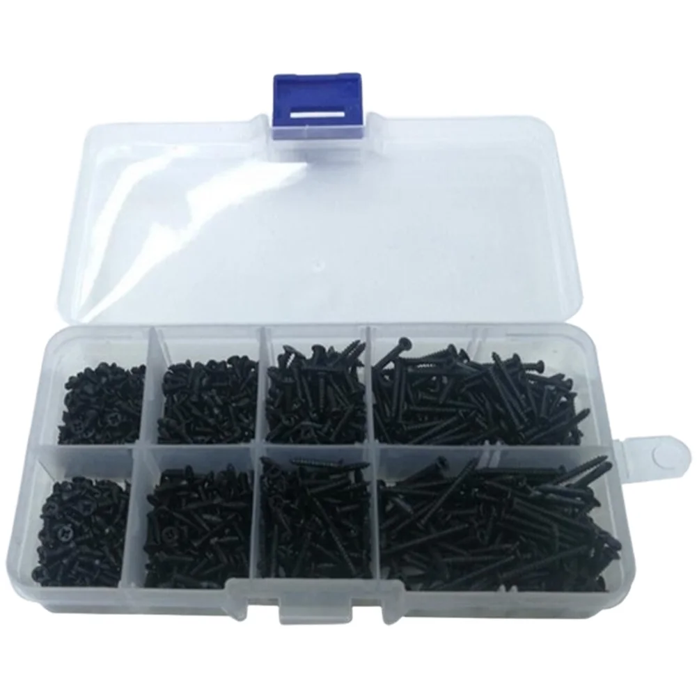 For Computer Repair Black M2 Self-tap Screws Black for cross Countersunk Screws Hand Tool Set Precision-made Flat Head