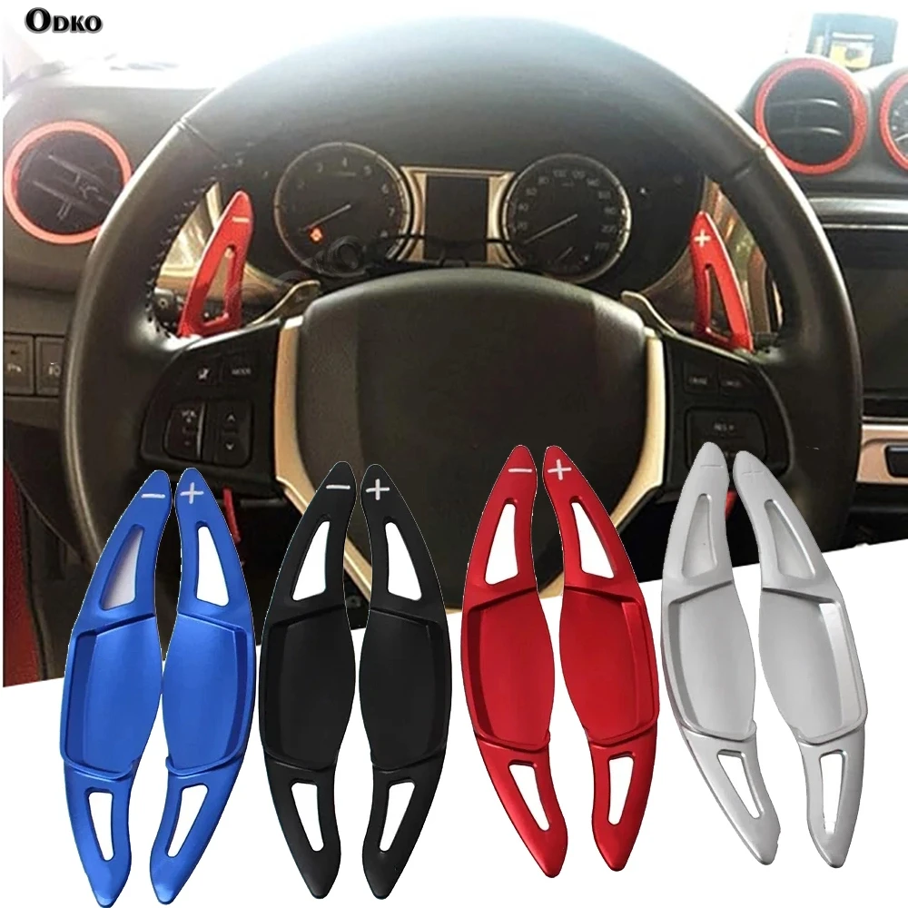 

For Suzuki Swift 2011-2023model Car Interior Accessories Aluminum Alloy Car Steering Wheel Gear Shifters Paddle Shift Extension