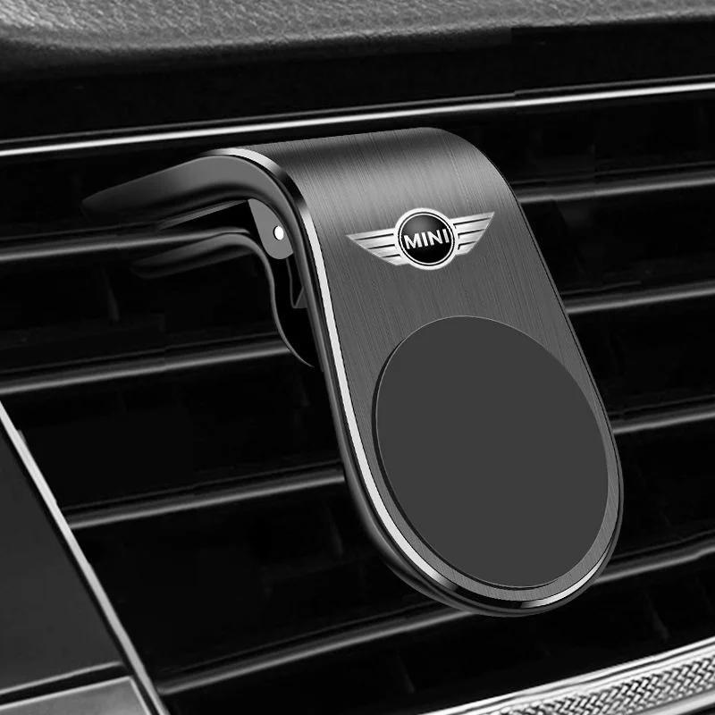 Novo Suporte Magnético para Celular com Clipe de Ventilação para Carro, Compatível com BMW Mini Cooper S JCW R55 R5 Clubman Countryman, Acessórios
