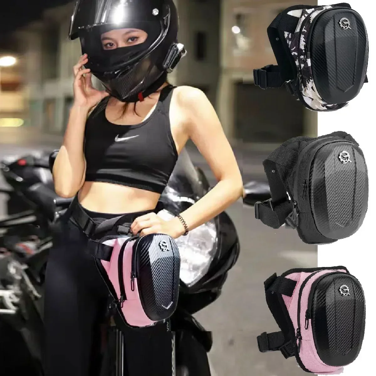 Best Sales Motorcycle Commuter Satchel Riding Waterproof Rider Backpack Motorcycle Men's and Women's Drop Waist Leg Bags