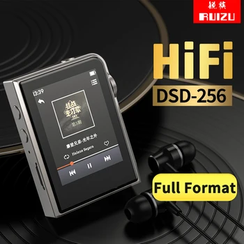 RUIZU MP3 MP3 player HiFi music player DSD256 lossless decoding Walkman support EQ equalizer stopwatch TF card