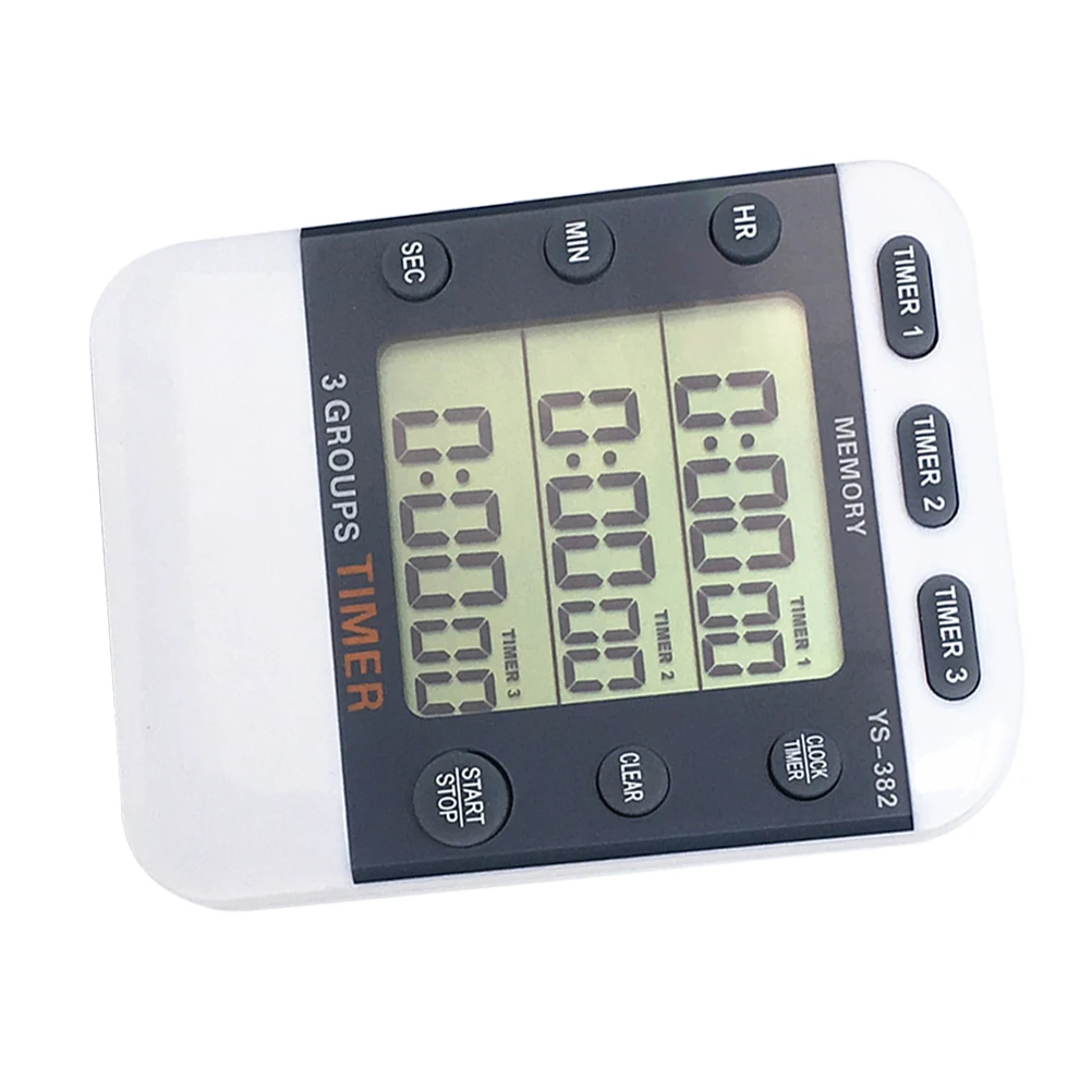

Digital Stopwatch Kitchen Timer Display for Cooking Referee Sports Countdown Movement Portable Practical