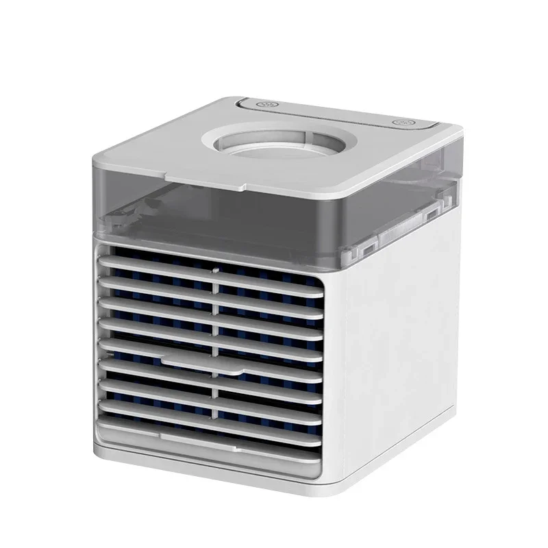 【Hot】5V Air Cooler Household Office Desktop Spray Water Cooling Fan Ultraviolet Sterilization Mini Air Conditioner Nano Spray