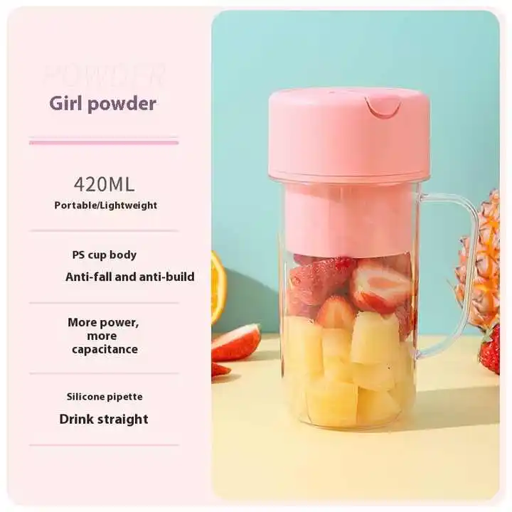 عصارة USB صغيرة محمولة جديدة، خلاط عصير سائل شخصي للفنادق الخارجية، مصدر طاقة كهربائي #3