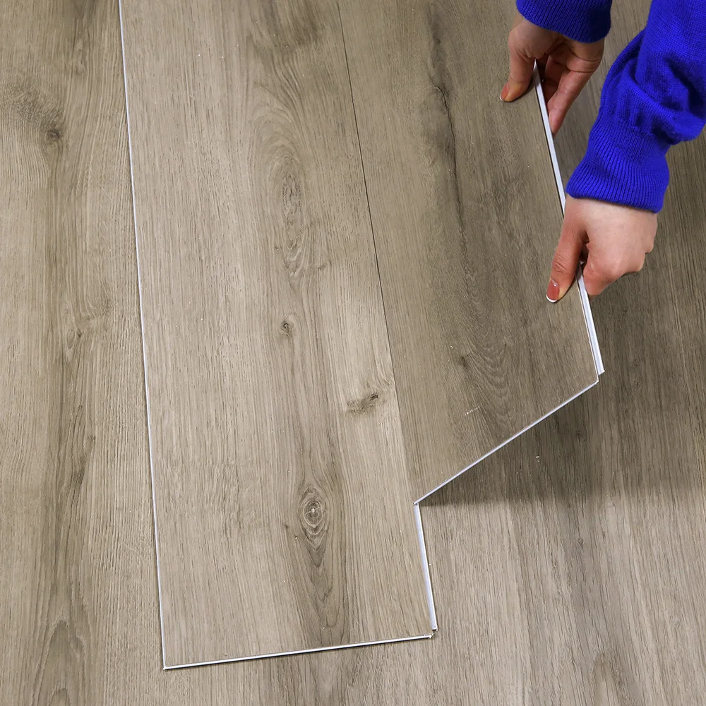 공급업체 인기 판매 파켓 바닥재 방수 고급 SPC 바닥재 클릭락 비닐 플랭크