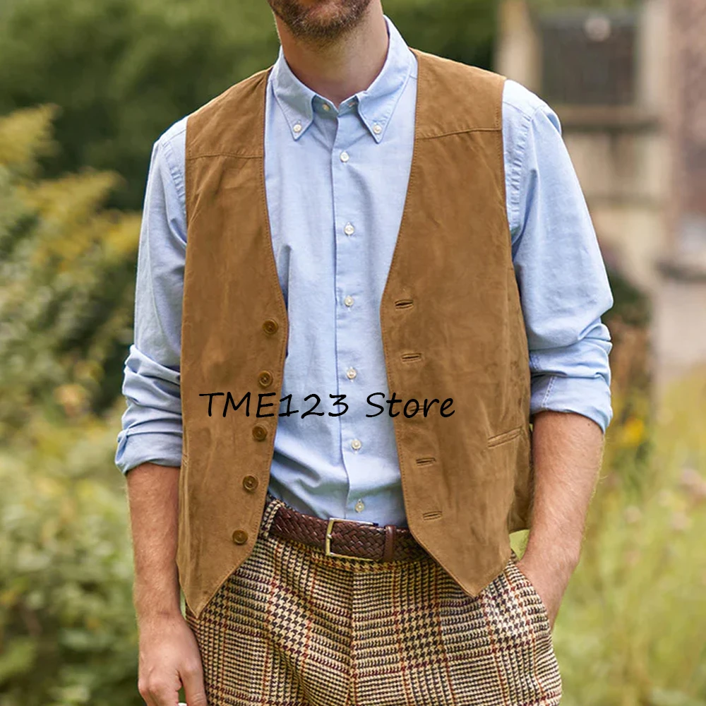 

Западный жилет, мужской жилет, мужской костюм, мужской замшевый повседневный жилет, жилеты без рукавов, элегантные мужские костюмы, мужские жилеты