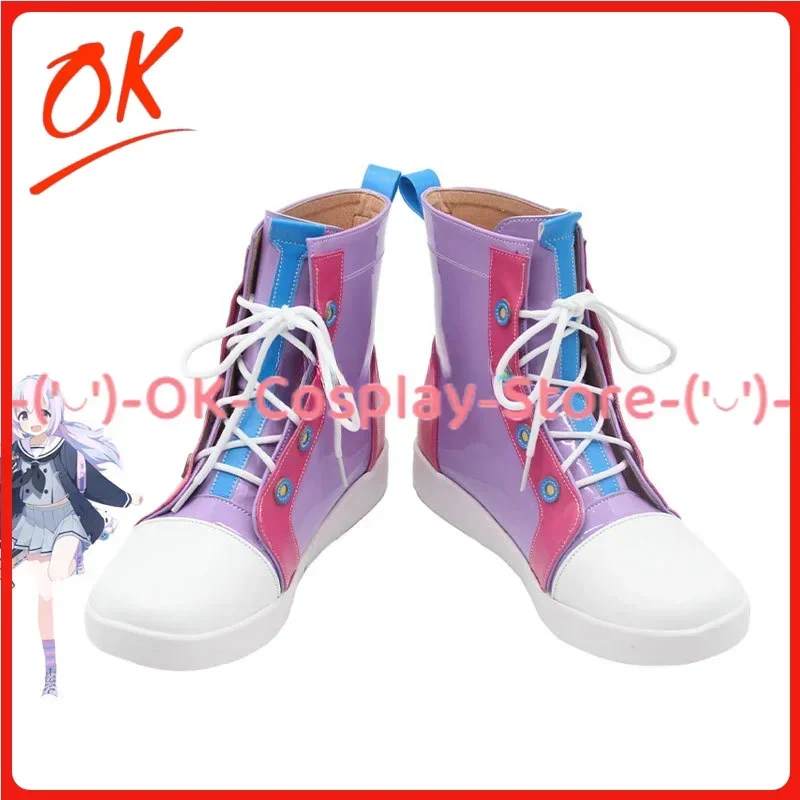 [Customized Size] Blue Archive Uzawa Reisa Cosplay Shoes Game Roleplay Costume Prop Halloween Carnival Party Boots PU Leather