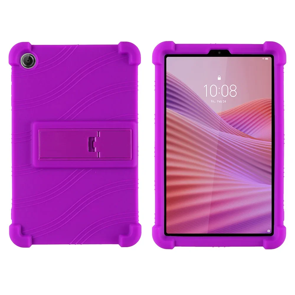 Capa para Lenovo Tab K9/Tab One Capa de 8,7 polegadas (TB305FU), capa de suporte ajustável de silicone macio para crianças