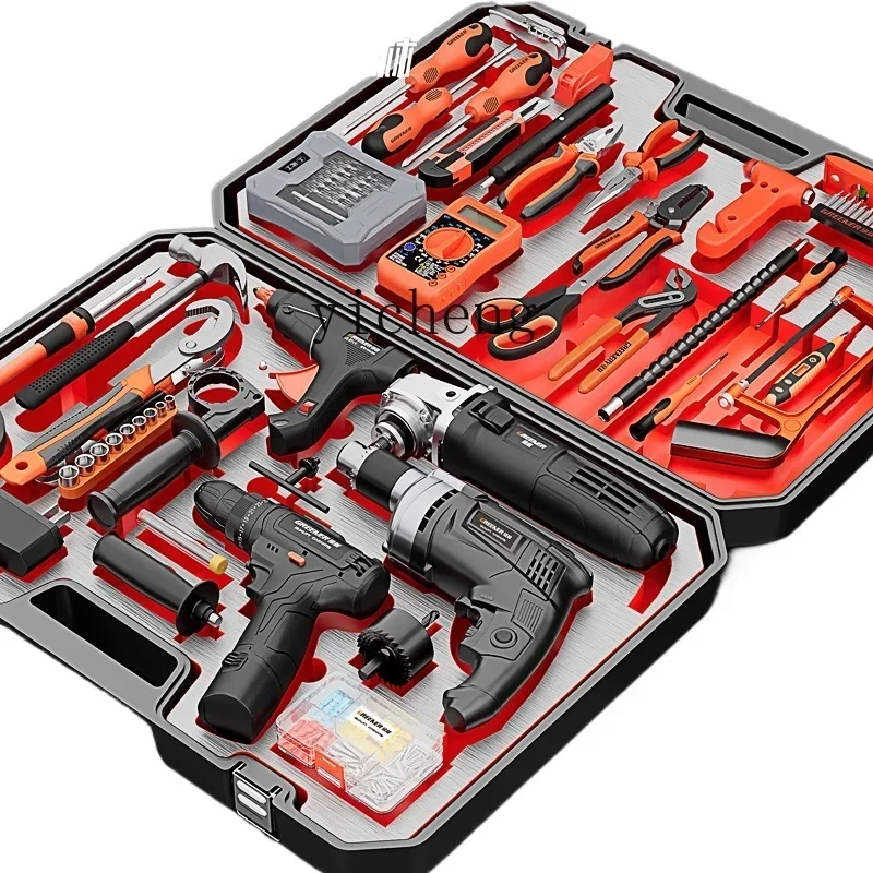 Toolbox Household Set Daquan Lithium Battery Combination Hardware Electric Multifunctional Universal Maintenance