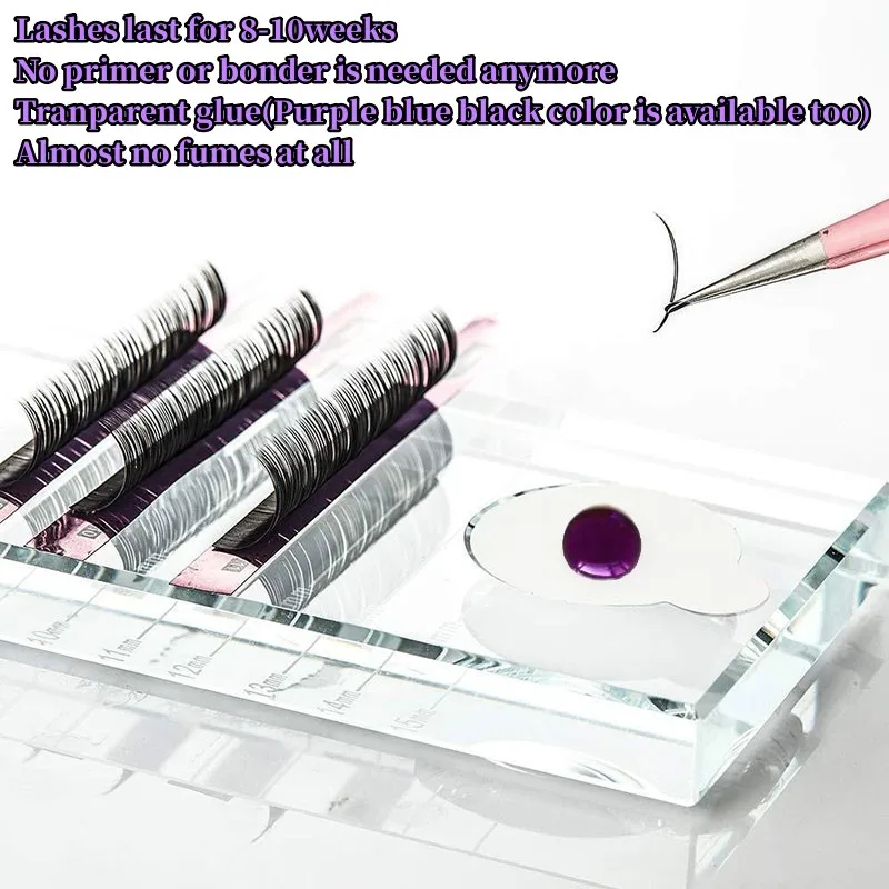 กาว UV กาวสําหรับขนตา 1S แห้งเร็ว Strong False Eye Lash Extension กาวติดทนนาน UV Eyelash กาว