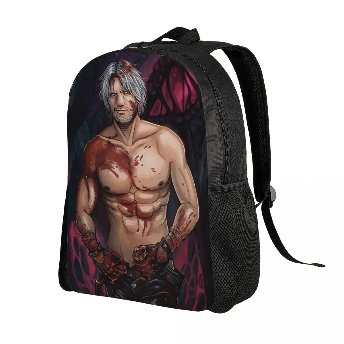 Dante Devil May Cry 5 Classic Backpack Daypack Large Capacity Children BookBag School Bag Shoulder Bags for Men Women