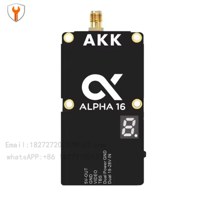 AKK α coefficient 16 5.8G 16w video transmitter FPV VTX ultra remote control drone audio and video accessories metal plastic