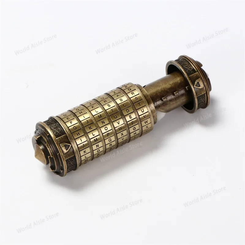 For Da Vinci Password Lock Cylinder Creative Valentine's Day, Christmas and Birthday Gifts