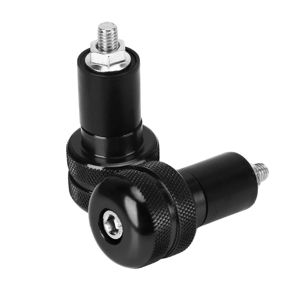 Upgrade your Motorcycle Handlebars for Improved Performance with 22mm Anti Handlebar Ends Grip Cap (2pcs Black)