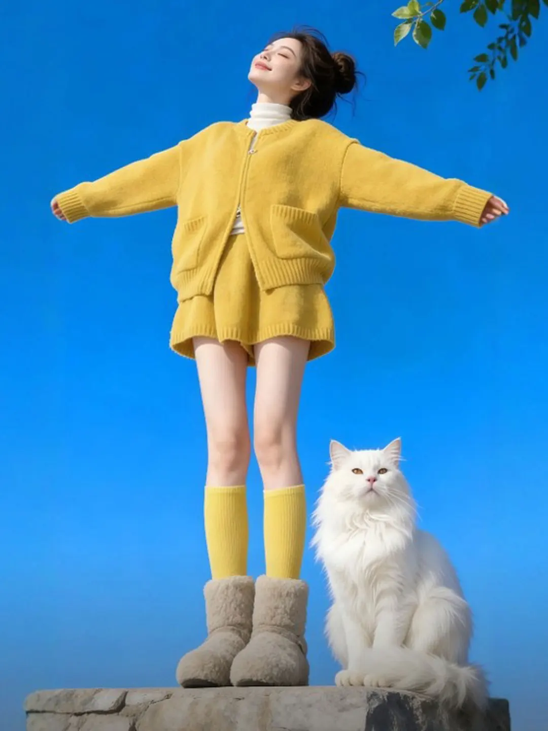 

Мягкий, уникальный, красивый вязаный комплект из топа и юбки, маленький размер, весенняя мода, удобный, тонко сшитый, длинный...