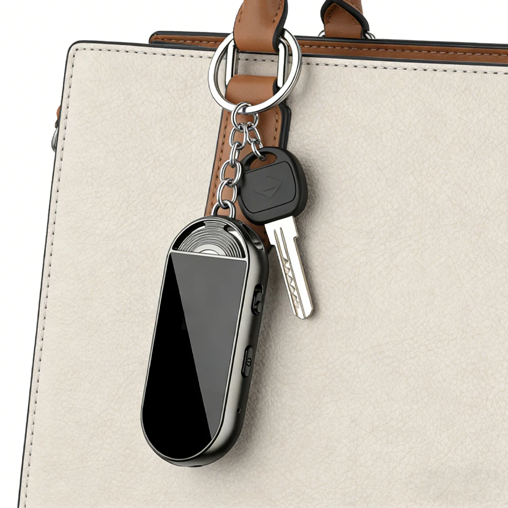 Mini Voice Recorder Keychain Design Voice-Activated,Noise Reduction, Conceal Evidence Collection  Portable, Scheduled, Lawyers