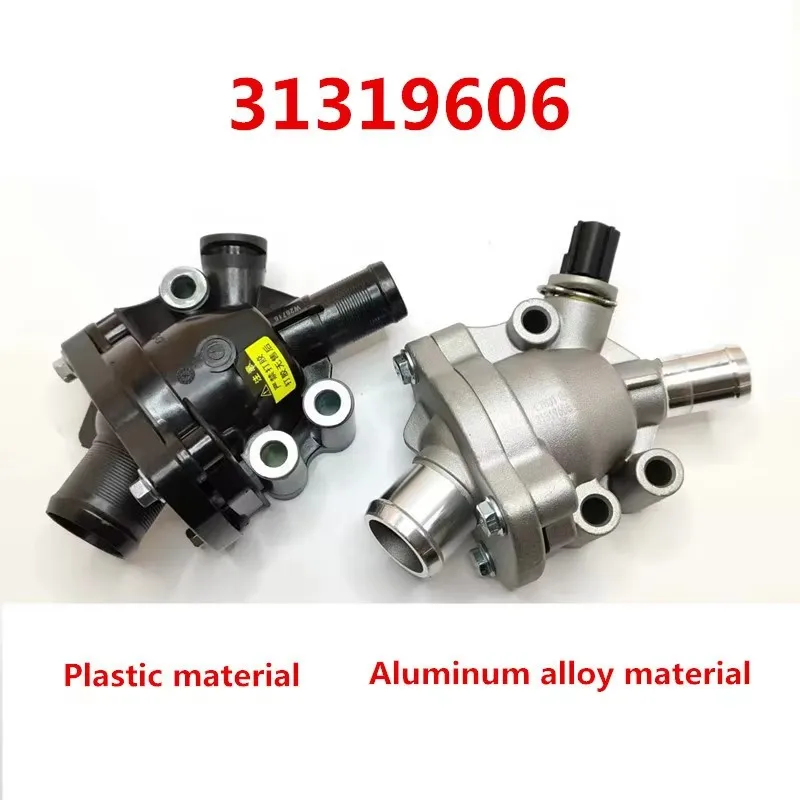 31319606 Engine Coolant Thermostat Manual Radiator Upper Lower Hose Thermostat Expansion Tank For Volvo XC60 S40 S60 S80 C30