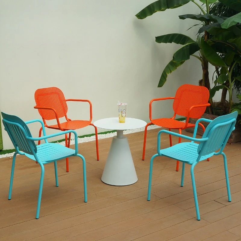 طاولة وكرسي خارجي قابل للتخصيص، فناء فيلا، طاولة طعام داخلية وخارجية، أثاث واقي من الشمس مقاوم للماء