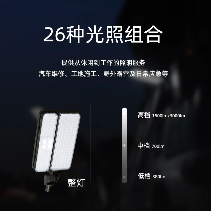 Xingyu Multifunctional Outdoor Campground Work Lighting Super Bright Solar Tent Light