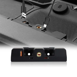 Dashboard USB Expansion Dock for Ford Bronco Accessories 2021 2022 2023 2024 2/4-Door 3 Ports Charging Station
