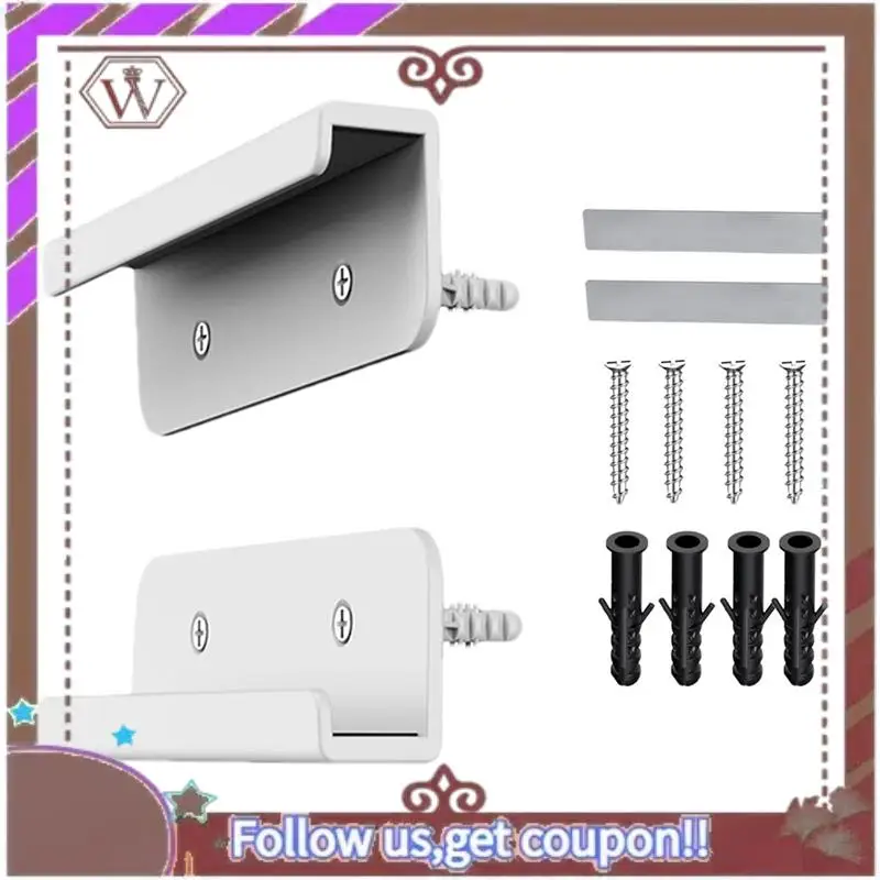 حامل تابلت ABBG مثبت على الحائط بواسطة حامل لوحي لاصق أو لولبي لهاتف Samsung/Kindle/E-Reader