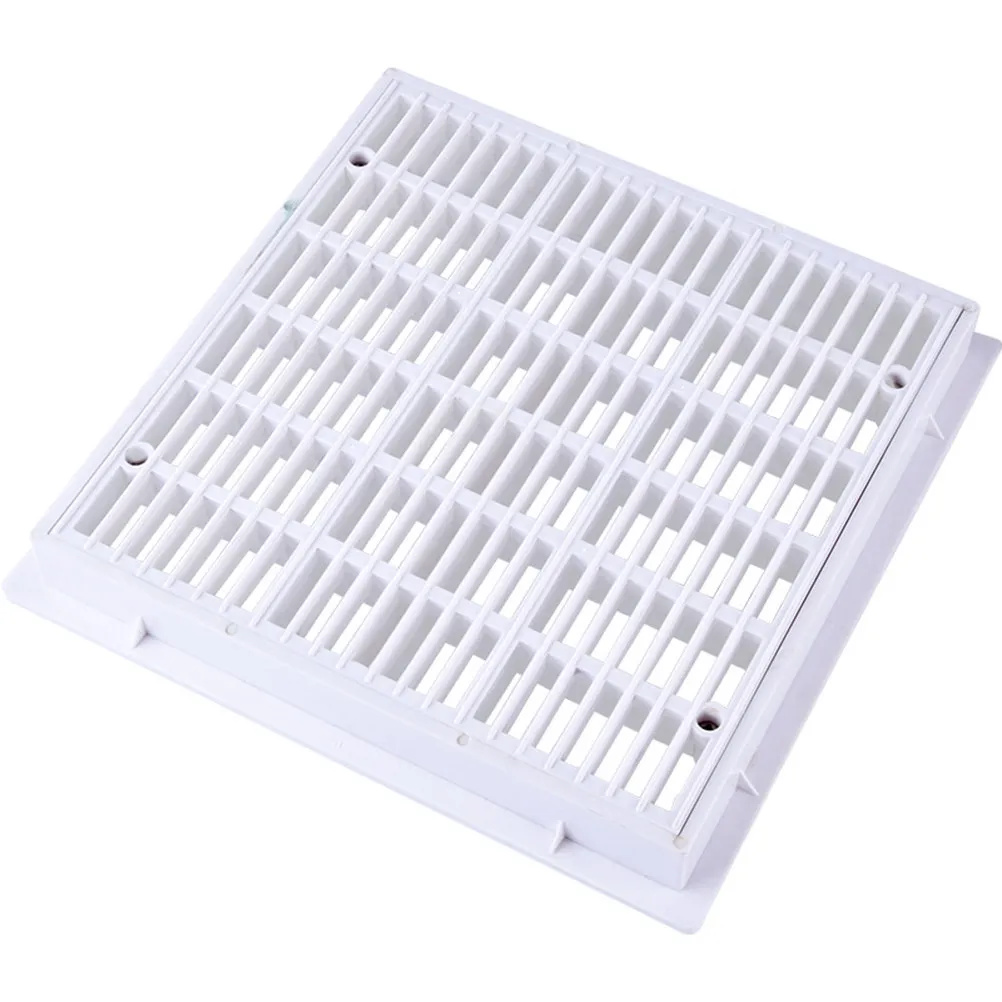 

9-Inch Plastic Square Swimming Pool Bottom Drainer Main Floor Tool Pool Cleaner Gadget Outdoor Accessory Square Main Drainer