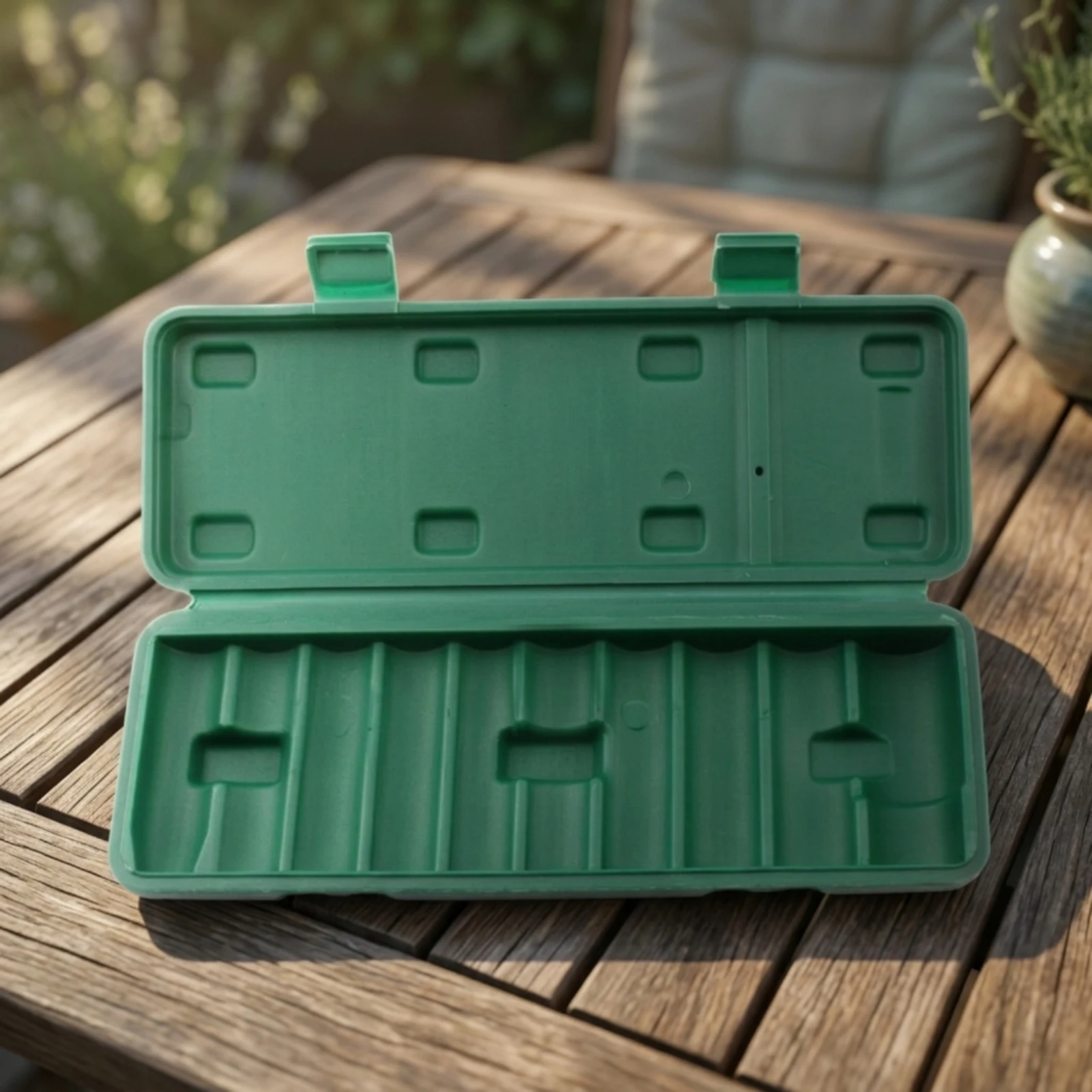 Socket Storage Case Clamshell Socket Storage Case with Handle Secure Long-Lasting for Mechanics, Garage, Workshop