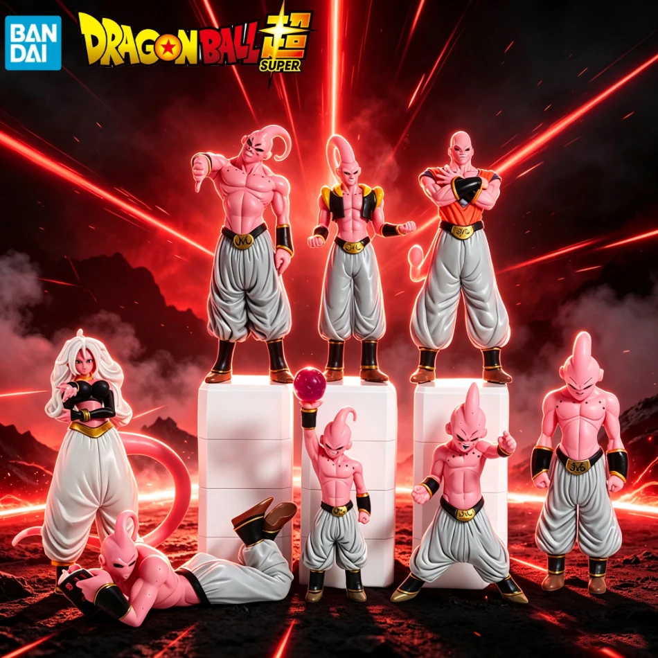 Bestseller 8-teiliges Set Dragon Ball Z Anime-Figuren Majin Buu Fat Buu Super Buu PVC-Actionfiguren Sammlerstücke Modell-Spielzeuge Geschenke