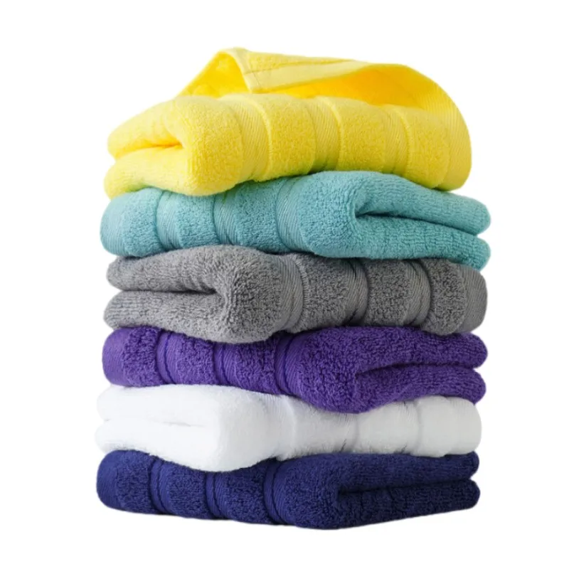 1/2/4pcs Breathable Bathroom Cotton Towel Set Luxury Hotel Towels Adult's and Children's Soft Comfortable Summer Beach Towels