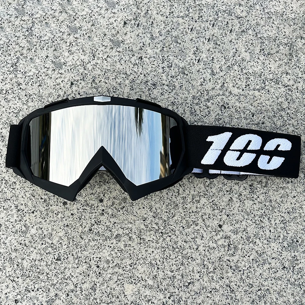 100 Motorcycle Goggles Cycling Glasses Outdoor Off-Road Ski Sport MX ATV Dirt Bike Racing Glasses Motocross Goggles Bike Glasses image 2