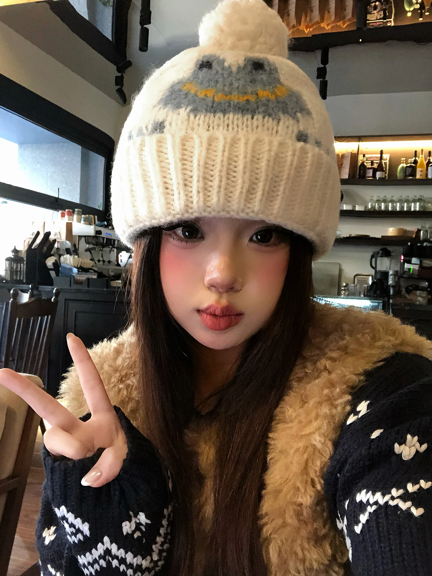 bonito-rosto-sorridente-chapeu-de-malha-feminino-inverno-grande-tamanho-da-cabeca-protecao-de-calor-orelha-calor-rosto-emagrecimento-bone-de-malha