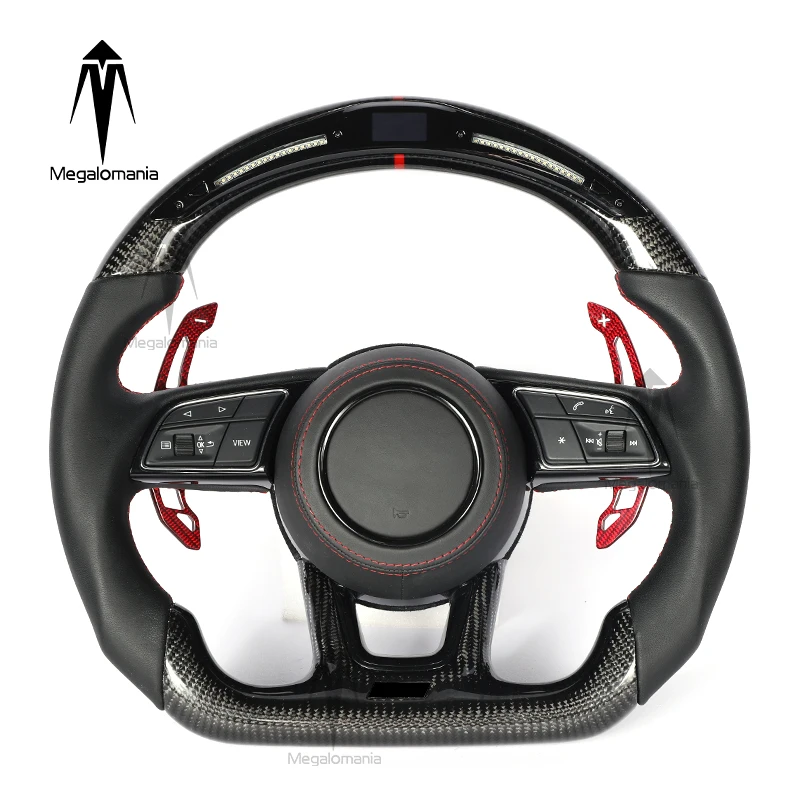 Customized Carbon Fiber Steering Wheel for  B9 A3 A4 A5 RS3 RS4 RS5 S3 S4 S5 A6 A7 A8 Q5 Q7 Q8 TT R8 S6 RS6 RS7 S7 B8.5 B8