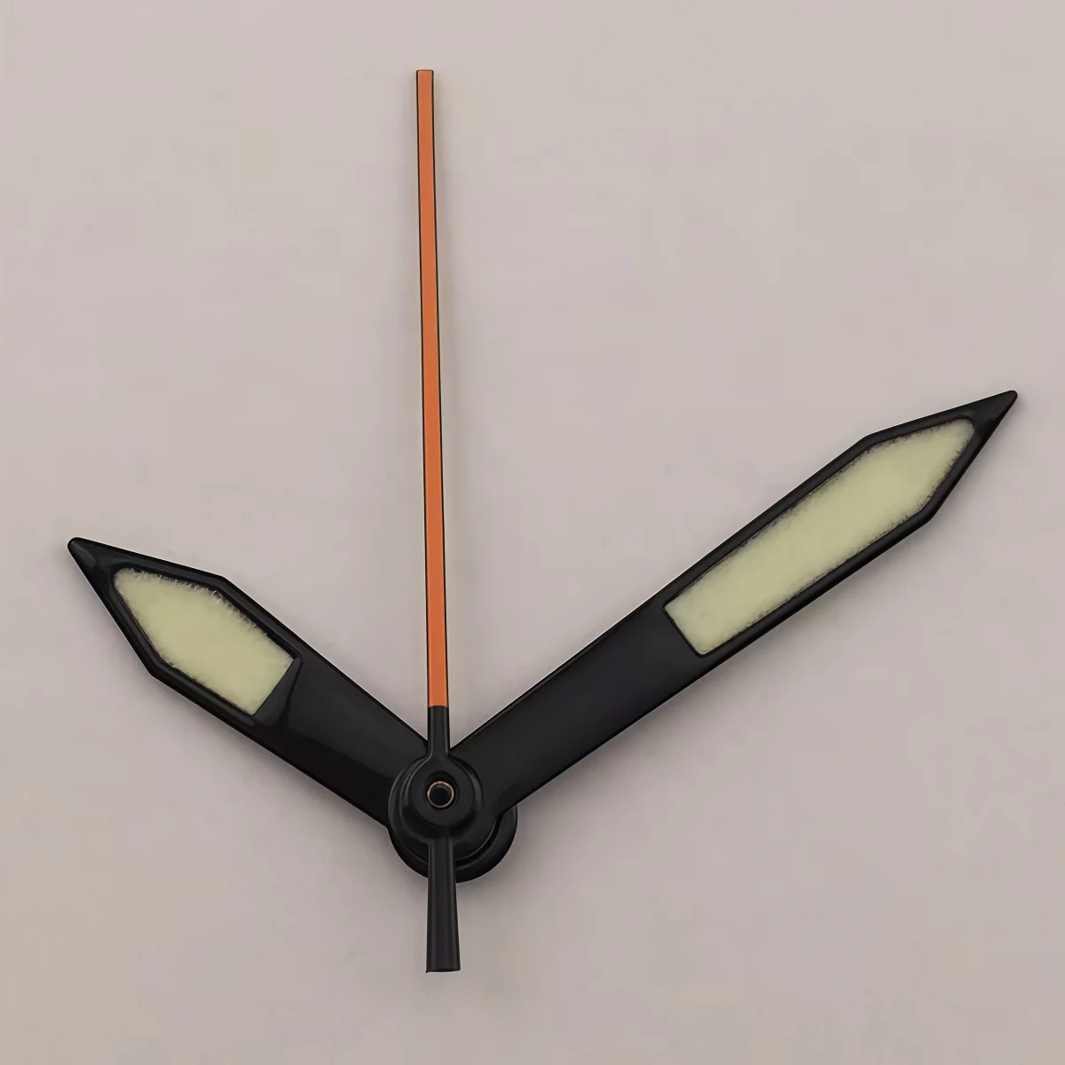Watch Pointer Green Luminous Pointer with Black and Orange Two-Color Second Hand Suitable for NH35 NH36 ETA2824 PT5000 Movement