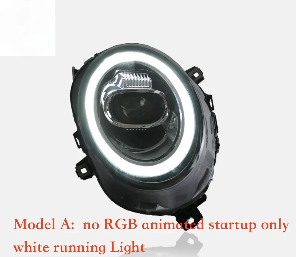 MRD Full LED Head Light, DRL Turn Signal, Montagem de farol de carro, branco ou RGB, apto para MINI F54 F55 F56, 2014-2021