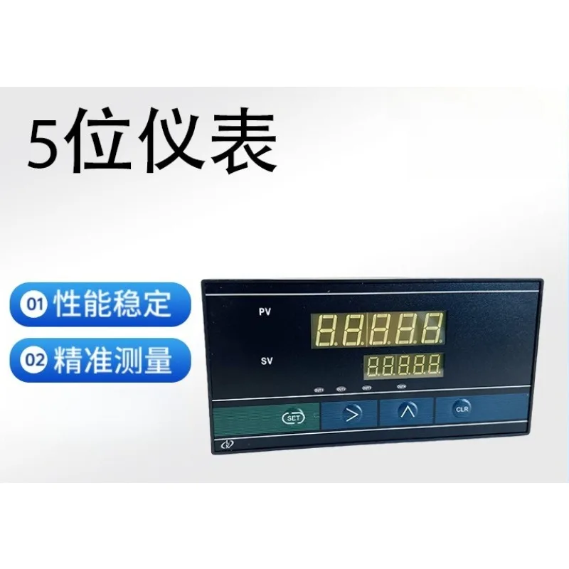 Tension/pressure Sensor Digital Display Instrument PV/SV Dual Screen 5V Excitation Power Supply 2-way Relay