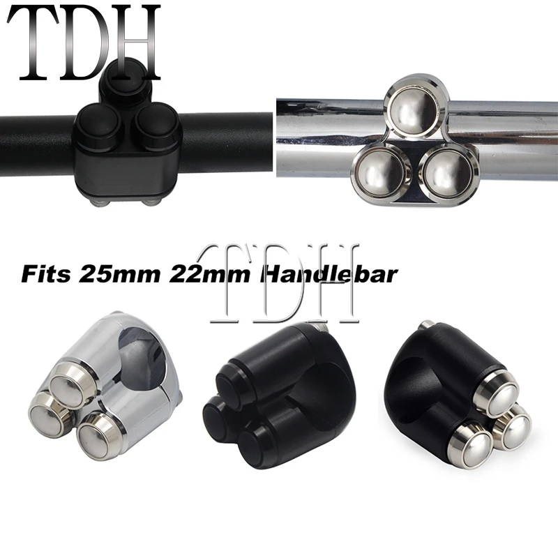 Motorrad-Momentschalter, Lenker, verstellbare Halterungsschalter, EIN-AUS, 2 und 3 Tasten, Scheinwerferhorn, Start-Kill-Schalter, 1 Zoll, 22–25 mm – Detail 7