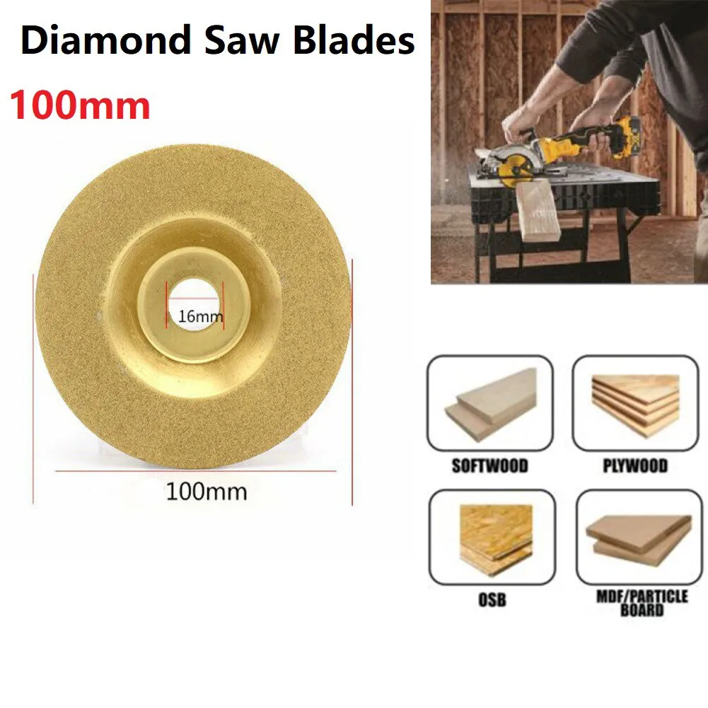 Angle Grinder Emery Disc Wheel 100mm OD 16mm Hub for Cutting Glass Ceramic Stone and Ferrous Nonferrous Metals