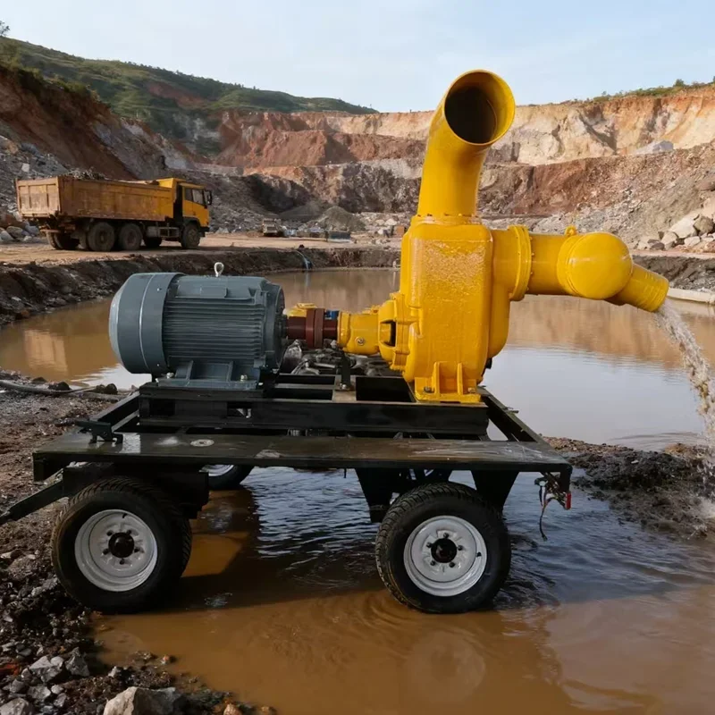 Agricultural Irrigation System Engine Water Pump, Mobile Water Pump Vehicle
