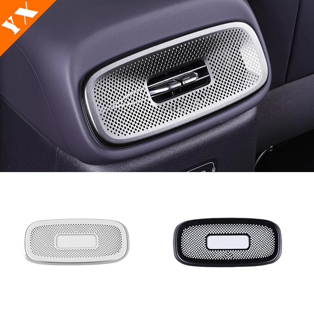 

2025 2026 For Leapmotor B10 accessories Car Rear Air Outlet Cover,Stainless Decorative Protective Panel For Car Rear Air Outlet