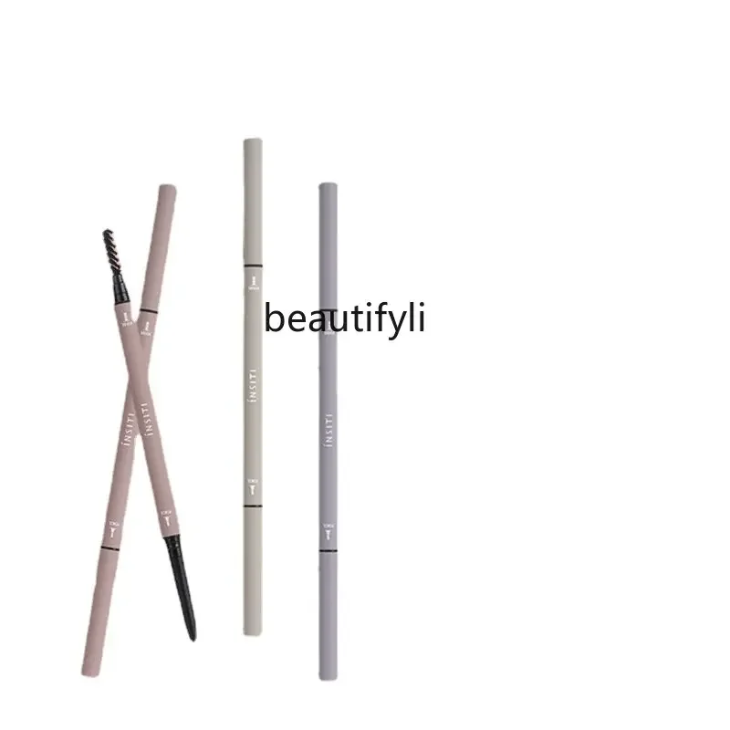 zq Eyebrow Pencil Waterproof Sweat-Proof Long Lasting Fadeless Eyebrow Pencil Beginner Makeup Artist