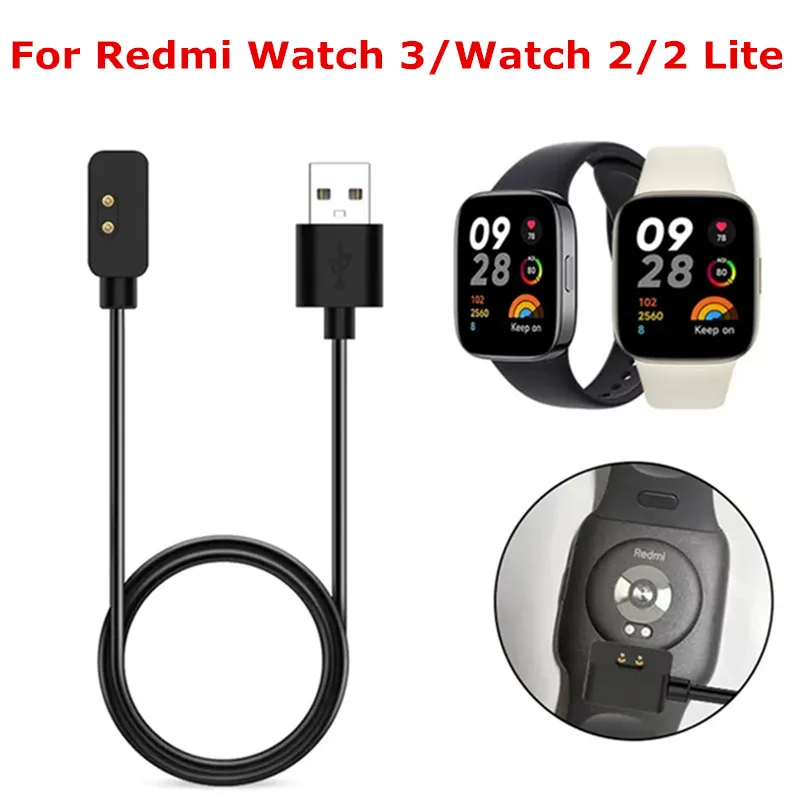 Fast Charging Cable For Redmi Watch 3 Magnetic USB Charging Cable Power Charge for Xiaomi Redmi Watch 4 3 Watch 2/2 Lite Charger