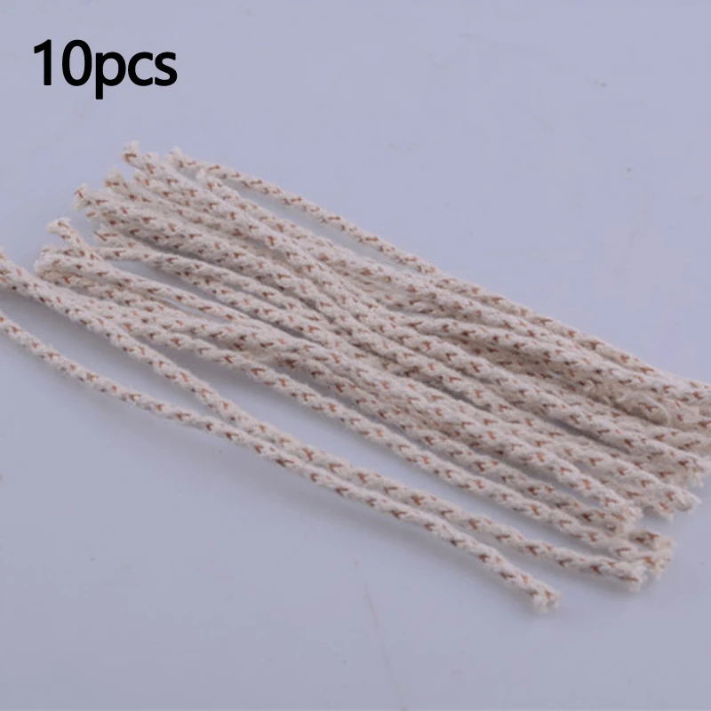 Copper Wire Cotton Core Wicks 10/30/50pcs For Kerosene Oil Petrol Lighter Universal Replacement Repair Upgrade Accessories