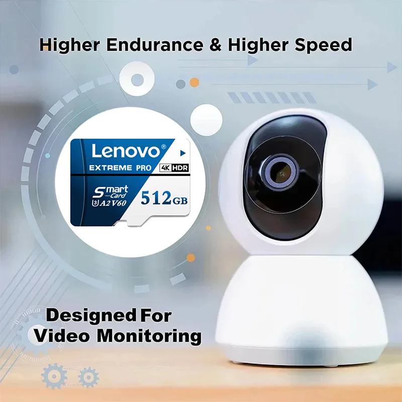 

Lenovo Micro 512GB Memory SD Card 256GB 128GB 64GB SD Cards TF Flash Drive Class 10 Memory Card Storage Device drop shipping