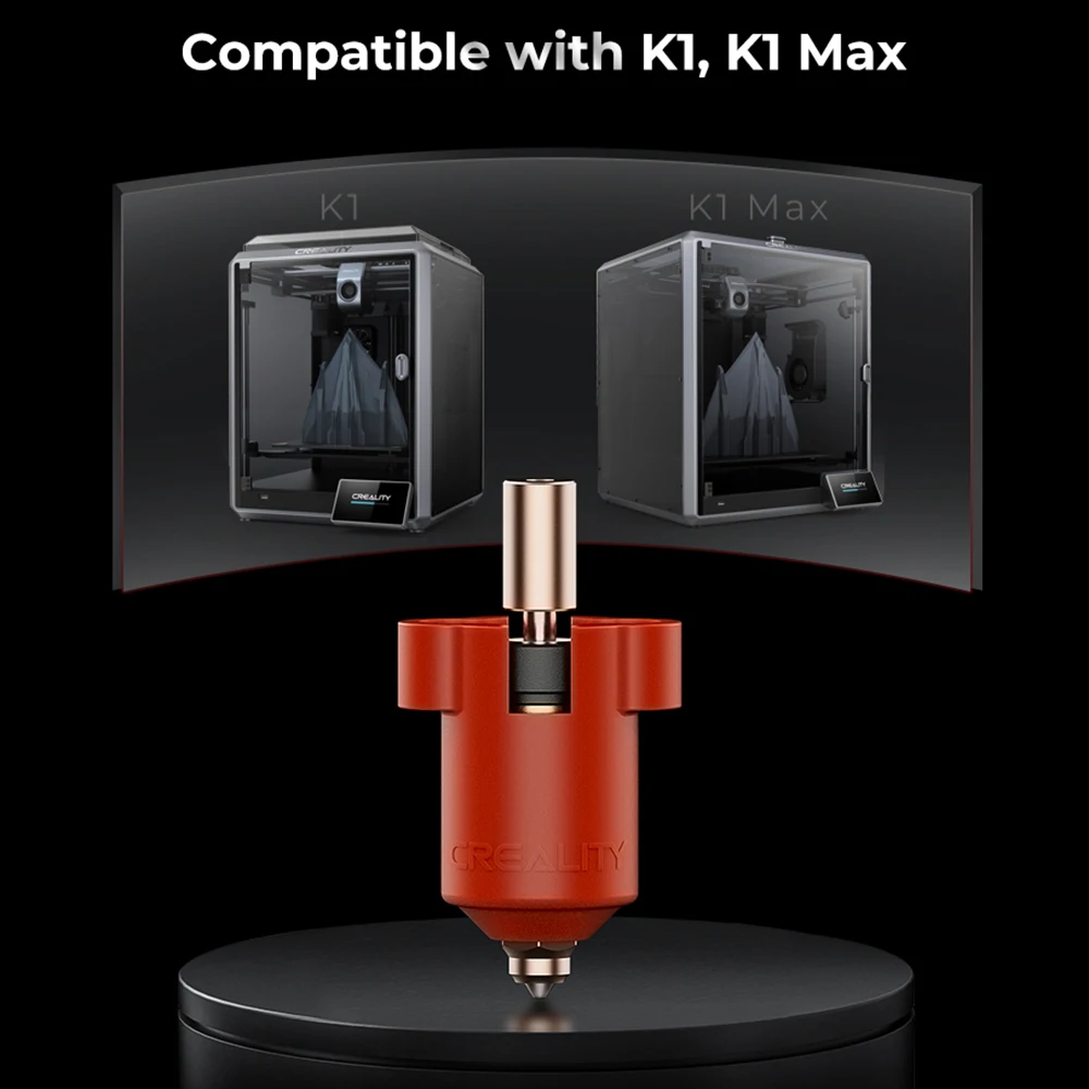 Creality K1 Max Ceramic Heating Block Kit with 60W Ceramic Heating Power Great Thermal Conductivity and Smooth Filament Feeding