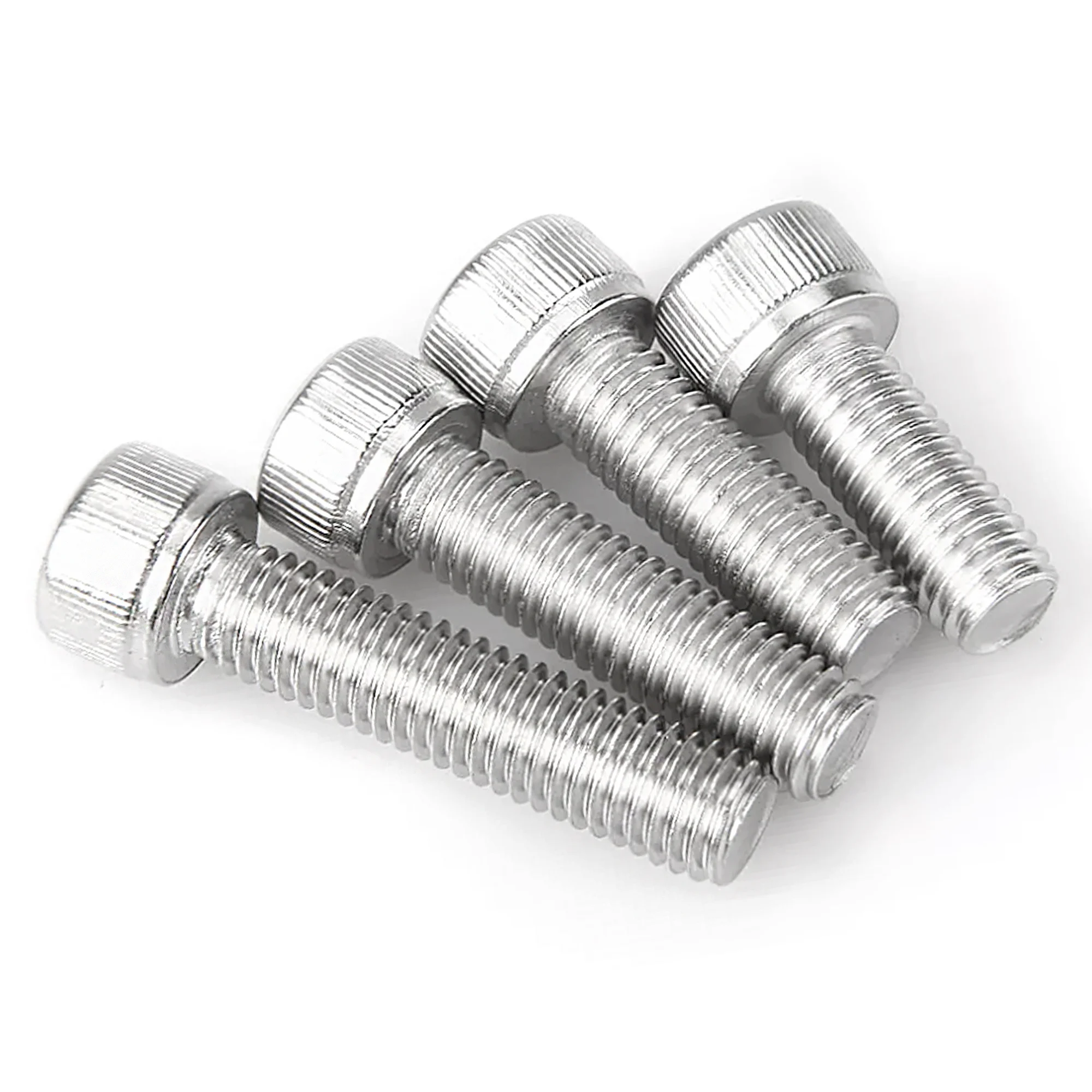 20pcs M4 DIN912 Cup Head Hex Socket Screws Cylindrical Head Screws Fasteners Rust Proof Treatment Bolt Nails